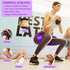 Resistance Bands Set, 3 Pack Professional Latex Elastic Bands for Home or Gym Upper & Lower Body Exercise