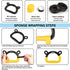 220lb(NO EXQ Home Kids Gymnastic Rings Pull up Rings for Chlidren Exercise,Indoor Gym Ring,Kids Gymnastics Rings