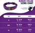 Heavy Duty Dog Collar with Handle, Ballistic Nylon Reflective Collar with Adjustable Stainless Steel Hardware