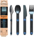 FULL WINDSOR MAGWARE Magnetic Camping Cutlery Set, Kids Lunch Box Set, Portable Reusable Essentials, Blue (3 PCS)