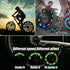 Solhice 2 Tire Rechargeable LED Bike Wheel Lights, Waterproof Bicycle Spoke Lights, 30 Patterns for Night Riding