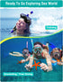Set Swimming Seovediary Snorkel Adults Snorkeling Gear Anti-Fog Panoramic View Swim Mask Dry Top Snorkel Kit with Carry