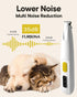 Upgraded Dog Paw Trimmer with LED Light, 18 mm Widen Blade, Low Noise, Waterproof, Rechargeable Clipper