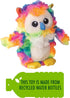 Health Extension SNUG AROOZ Cute Baby Hootie The Owl, Stuffed Animals for Dogs, Cool Puppy Toys, Tough & Durable Soft Crinkle & Squeaky for Chewers, Puppy Supplies, for Pet - (5 inches, Rainbow)