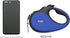TUG 360° Tangle-Free Retractable Dog Leash with Anti-Slip Handle, 16 ft Strong Nylon Tape (Medium, Blue)