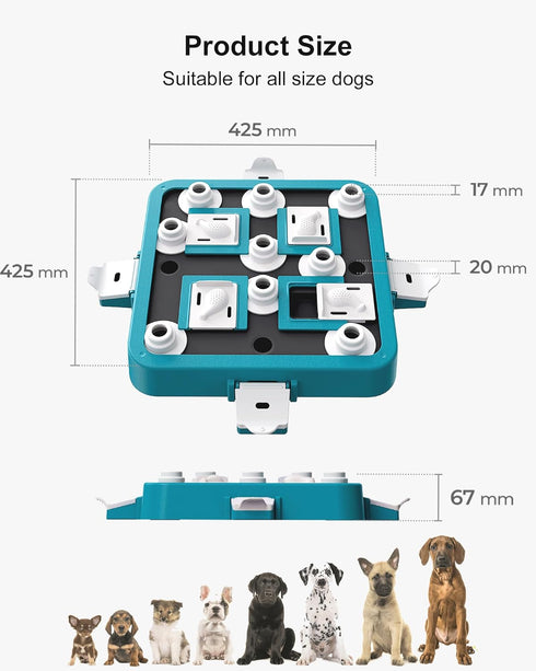 Dog Puzzle Toys, Level 3 Interactive Toys for Boredom | Funny Feeding Toy for IQ Training and Treat Dispensing