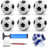DHYLRICHER 6 Pack Classic Soccer Balls Size 5/4/3 Includes Ball Pump and Net