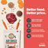 1 lb Because Its Better Slow Baked & Air Dried Dog Food - Real Beef & Veggies - Complete & Balanced Dry Dog Food