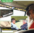 Universal Golf Cart 4 Panel Rear View Mirror for EZGO Club Car Yamaha, 35.8" Length Wide Angle Panoramic