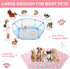 4 47 Preboun Pcs in Guinea Pig Playpen Pad Waterproof Hexagon Mat Reusable Dog Playpen Liner for Small Animal Rabbit