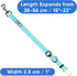 Pawtitas Dog Seat Belt, Pet Safety Seat Belt with Adjustable Strap for Small to Large Dogs, Teal Car Seat Belt for Dogs