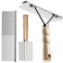 Undercoat Rake for Dogs, 3 Pack Grooming Brush Set with Long Tooth Rake, Double-Sided Comb & Stainless Steel Shedding