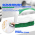 7 Pack Set, Holikme Deep Cleaning Brush Scrub Pads with Scraper Tip for Pool Walls, Bathroom, Grout, Floor, Bike, Tub
