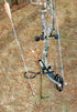 HME High Performance Portable Archer's Ground Bow Stake - Easy-To-Install with 360-Degree Rotating Fork
