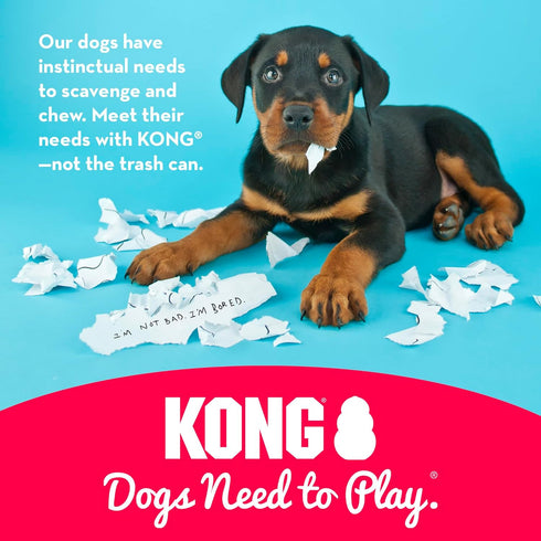 KONG Classic Stuffable Dog Toy - Fetch & Chew Toy for Extra Small Dogs