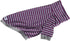Tooth & Honey Big Dog/Stripe Shirt/Pullover for Big Dogs, Full Belly Coverage, Purple and Grey (Large)