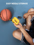 Preset AstroAI Portable Electric Ball Pump - Ultra Fast Inflation, with Digital LCD Display, Pressure with Ball Needle