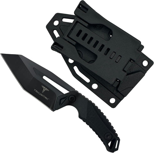 Hunting Survival Knife, 6.5" Full Tang Fixed Blade with Extra FRN Handle Scales