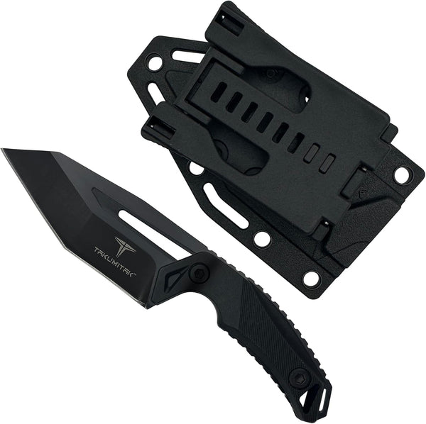 Hunting Survival Knife, 6.5" Full Tang Fixed Blade with Extra FRN Handle Scales