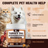 Immune Mushroom Supplement with Probiotics for Dogs & Cats, Turkey Tail Mushroom for Pets - Mushroom Powder for Boost