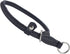 Round Genuine Rolled Leather Choke Dog Collar - Black (20" Long)