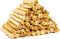 MON2SUN Dog Rawhide Rolls Twist Sticks 6.5 Inch Chew Treats Chicken Flavor