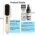 2-in-1 Electric Pet Grooming Brush with Coconut Oil Conditioner Spray, Professional Hair Styling Tool for Medium
