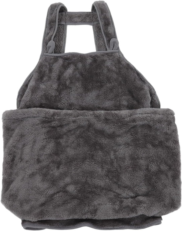 Cat Sling Carrier Bag, Warm Plush Hands-Free Shoulder Apron Bag for Small Dogs and Cats