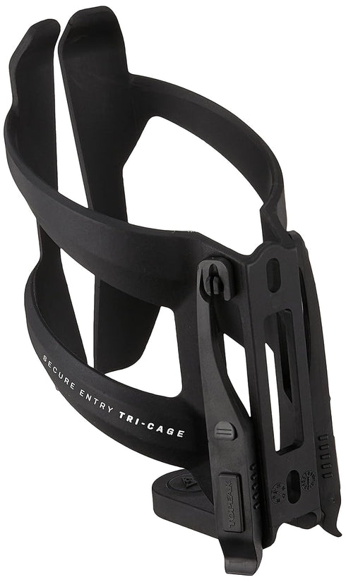 Topeak Bike Tri-Cage with Integrated Tire Levers, Black, 14.7 x 9 x 8.2 cm
