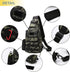 Novemkada 1000D Backpack Daypack Pack Tactical Shoulder Bag - Molle Military Outdoor Chest (Black)