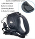Retractable Dog Leash 26ft, 360° Tangle-Free Long Cord for Small Medium Large Dogs, Up to 110 lbs