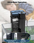 3 15 60 Pawfly W Aquarium Filter, Gallon Fish Tank Filter, GPH Hang on Back Aquarium Filter with Adjustable Water Flow