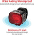 ROCKBROS Smart Bike Tail Light USB Rechargeable for Night Riding, IPX6 Waterproof Bright LED Bicycle Rear Light, 260mah