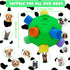 Snuffle Ball for Dogs, Interactive Puzzle Ball, Natural Foraging Skills Slow Feeder Training Toy (Green)