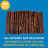 123 (6 Inches 30 Count) 100 Treats Beef Gullet Jerky Sticks - - Natural, Free Range Beef Esophagus Dog Chew Treat