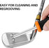 Sukiise Golf Club Groove Sharpener, Re-Grooving Tool and Cleaner for All Irons Pitching Sand Lob Gap and Approach