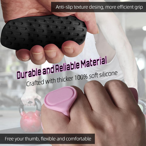 Grips for Weight Lifting,Ergonomics Workout Gloves for Women Men, Rubber Fingerless Gym Weight Grips,Lifting Grips