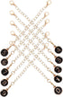 BESPORTBLE 10pcs Black Metal Hanging Cup Chain with Lobster Clasp, Decorative Number