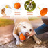Frienda Squeaky Dog Toy Ball, Reliable Rubber Squeaker for Interactive Puppy Chew Toys, Tennis Shape