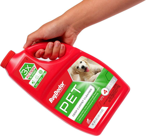 Rug Doctor Triple Action Deep Carpet Cleaner for Pet Stains, Eliminates Odors & Prevents Re-Marking, 48 oz