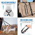 KOOK UDU Dog Seat Belt for Car, Dual Pet Vehicle Headrest Restraint Safety Seatbelt,Two Dog Leash No Tangle Dog Car