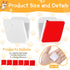 12 Pcs Wall Pee Pad Holder for Dog Potty Training, Sticky Clips for Hanging Pee Pads with 6 Strong Adhesive (White)