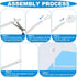 2 Pcs Aquarium Floating Plant Corral, Fence for Aquarium Accessories, Auto-Adjusts Height with Water Level