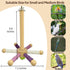 Finches Rotating Bird Perch Toy Fun Spinning Cage Stand for Parakeet, Budgie, Lovebird, Cockatiel, Conure, & Quaker