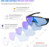 KAPVOE Photochromic Cycling Glasses for Men Women, Clear MTB Sunglasses for Bicycle Riding
