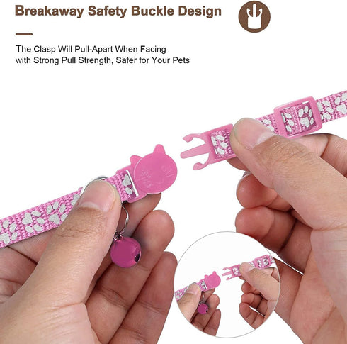 IPX8 Pets-Pink-4 GPS Tracker for Cats, Mini GPS Pet Tracker, Waterproof Cat Trackers,No Monthly Fee,Work with Apple