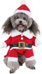 Mogoko Dog Cat Christmas Santa Claus Costume, Funny Pet Cosplay Outfits with Cap for Xmas (XL Size)