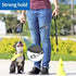 BAAPET Long Dog Training Leash with Clickers for Small, Medium and Large Dogs or Cats (15 Feet, Black)