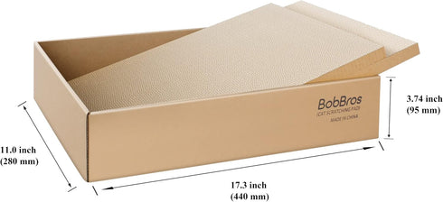 5 Packs in 1 XL Cat Scratcher, Double Sided Cardboard Cat Scratching Pad for Indoor Cats