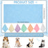 Tudomro 14 Pcs 55 x 28 Inch Bulk Dog Towels, Extra Large Quick Drying Towels for Dogs, 7 Colors for Medium & Large Dogs